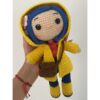 Coraline Muñeca Amigurumi Tejida Crochet COMPLETA