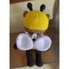 Osito abeja Amigurumi tejido a Crochet detrás