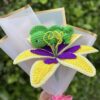 Flor de Rapunzel y Pascal Amigurumi Tejidos a Crochet