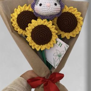 3 girasoles + animalito